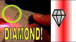 Levitating DIAMONDS with a laser beam demonstration of Nobel Prize in Physics 2018 [upl. by Auqenwahs418]