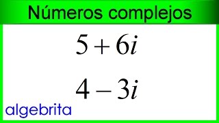 Representar los números complejos como vectores en el plano complejo 343 [upl. by Singer157]