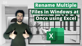 Rename Multiple Files in Windows at Once using Excel [upl. by Garibold658]