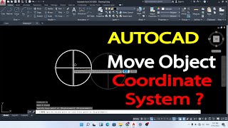 How to move object to coordinates in autocad  How do you move a drawing to 0 0 0 coordinate [upl. by Ellirpa787]