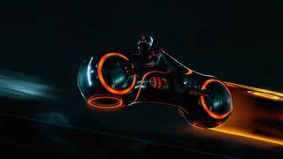 Tron Legacy Lightbike Scene 4K [upl. by Daeriam]