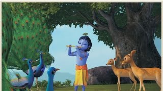 Krishnas flute plays a soft Magical Lullaby [upl. by Nnylarac]