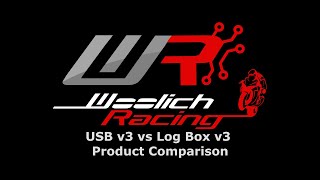 Woolich Racing Log Box vs USB flashing interface comparison [upl. by Noxaj147]