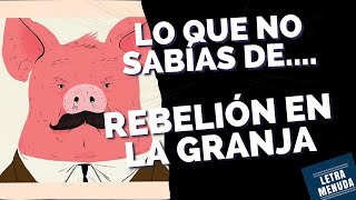 RESUMEN de Rebelión en la granja George Orwell en 5 MINUTOS [upl. by Redliw]