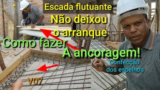 Escada sem arranque Como fazer a ancoragem [upl. by Nabru198]