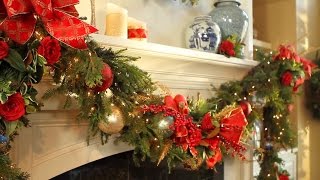 How to Decorate Your Holiday Mantel video [upl. by Ennahtebazile]