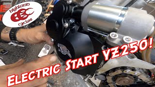 Installing the Panthera Motorsports Electric Start Kit On a YZ250 [upl. by Floeter]