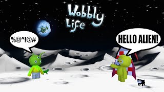 MAKING MOVIE ON THE MOON in WOBBLY LIFE SimasGamer And SgDad [upl. by Cornelius681]