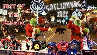 2022 GATLINBURG TN  FANTASY OF LIGHTS CHRISTMAS PARADE  BEST FLOATS OF THE PARADE [upl. by Atekihs445]