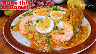 Popular Delicious Pancit PALABOK recipe 💯✅ SIMPLE WAY of COOKING Pansit Palabok special❗ [upl. by Ledniahs]