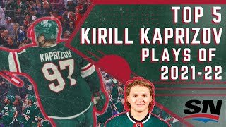 Top 5 Kirill Kaprizov Plays Of The 202122 NHL Season [upl. by Arihsaj465]