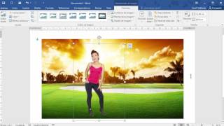 Cómo hacer un fotomontaje en Word [upl. by Einegue790]