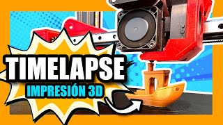 👉APRENDE OCTOLAPSE👈  Tutorial TIMELAPSE Impresora 3D con OctoPrint Parte 1 [upl. by Ennaeirb783]