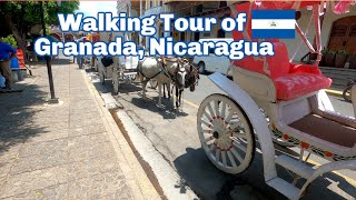 Walking Tour of Granada Nicaragua🇳🇮 [upl. by Naahsar]