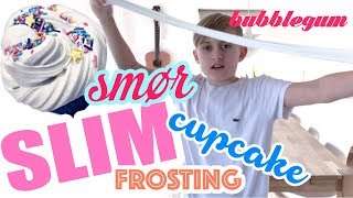 Lav nemt smør slim  Dansk  Cupcake frosting slim  YOUTV ❤️ YOU TV ❤️ [upl. by Nollid]