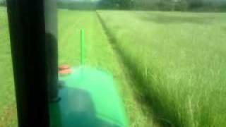 JOHN DEERE 2140 2WD MOWING WITH JD 1365 MOWER [upl. by Ahsenauj]