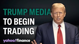 Trump Media owner of Truth Social to start trading Tuesday [upl. by Lorrimor196]