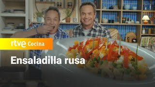 Receta de ensaladilla rusa con patatas  Menudos Torres  RTVE Cocina [upl. by Eiffub]