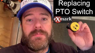 Replacing ExMark PTO Switch [upl. by Ahtilat]