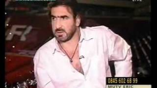 Eric Cantona gives it to Alan Hansen  Bentex Tv [upl. by Nolur]