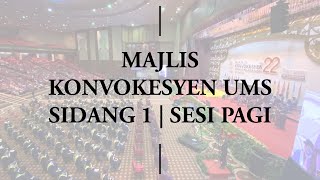 MAJLIS KONVOKESYEN UMS KALI KE22 [upl. by Narmak]