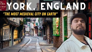 York England  A Tour Through The Most Medieval City on Earth [upl. by Petulia]