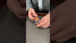 Breitling Superocean 42 Orange Dial Steel Mens Watch A17366 Review  SwissWatchExpo [upl. by Marquez]