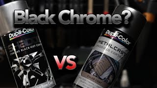 DIY Black Chrome Comparison  Shadow Chrome vs Smoke Anodized [upl. by Amsirhc]