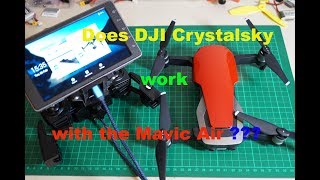 DJI Mavic Air and the Crystalsky monitor from DJI [upl. by Yran]