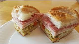 Muffuletta Sandwich Quick amp Easy Recipe [upl. by Ingrid]