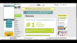 AddMeFast Unlimited Points 2022 Working 100 Imacros Script BOT [upl. by Widera209]