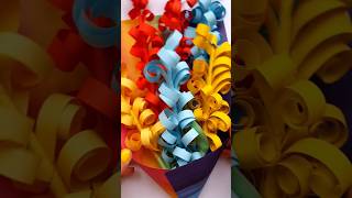 Easy crafts paper flowers paperflower craft flowerbouquet [upl. by Sears]