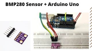 Arduino BMP280 circuit connection with Arduino UNO  BMP280 Temperature pressure sensor connection [upl. by Carie]