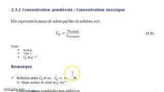 biophysique les solutions aqueuses 03 [upl. by Aros]