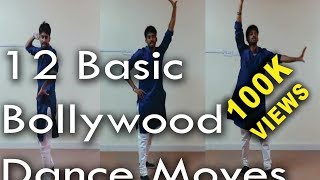 12 Basic Bollywood Dance Moves  Beginner Level  ABDC [upl. by Pax237]