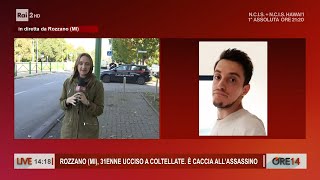 Rozzano 31enne ucciso a coltellate è caccia al killer  Ore 14 del 11102024 [upl. by Donetta]