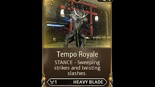 Warframe tempo royale [upl. by Lawrenson249]