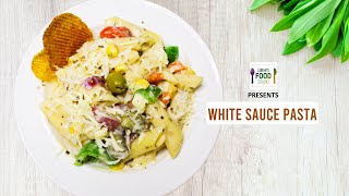 White Sauce Pasta  Creamy amp cheesy white sauce pasta recipe [upl. by Eric]