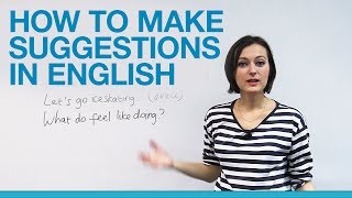 How to make suggestions in English [upl. by Langston]