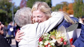 Residents of Elgin Falls Retirement Community amp Brock Grad Sierra Witte at Fall Convocation [upl. by Devlen226]