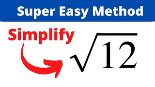 How to simplify a square root using a factor tree [upl. by Onavlis348]