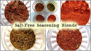 How to Season Your Food  SaltFree Seasoning Blends  Homemade ampamp Easy [upl. by Miarfe]