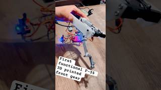 F35 frontlanding gear first functional test JP hobby setup 3D Printed cheap scale RC Build f35b [upl. by Ennirroc]