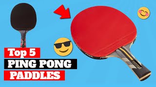 5 Best Ping Pong Rackets For 2022  Best Table Tennis Paddle [upl. by Laucsap544]