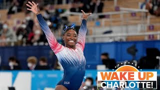 See how Simone Biles finished in the balance beam finals in Tokyo [upl. by Ennalyrehc]