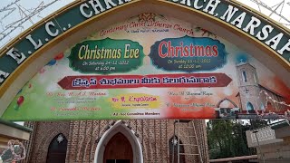 Christ Lutheran Church Chirstmas Celebrations  narsapuram UmaStudionsp [upl. by Hctim]