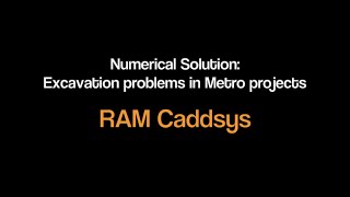 PLAXIS 3D for Excavation in Metro Projects Excavation problems and modelling [upl. by Martinsen]