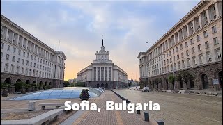 Sofia Bulgaria  SOFIA CITY TOUR [upl. by Ecilahs]