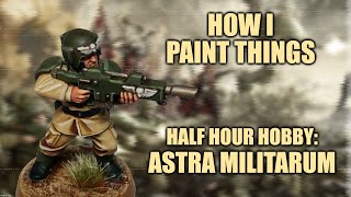 Half Hour Hobby How to Paint a Guardsman in 30 Minutes [upl. by Idahs]