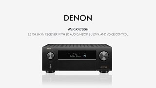 Denon — Introducing the AVRX4700H AV Receiver [upl. by Shiroma]